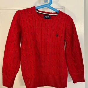 Polo by Ralph Lauren Red Kids Sweater